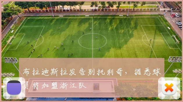 布拉迪斯拉发告别托利奇，据悉球员将加盟浙江队